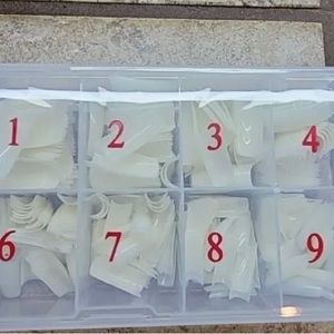 500pcs/Box Natural Style Nail Capsules Artificial Tips for Beauty Salon Women